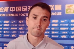 周定洋：赛前有预感自己会进球，我们会一直保持这样的拼搏态度