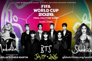 世界杯决赛将历史首次举行中场秀表演！嘉宾是麦当娜 夏奇拉 BTS