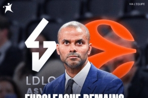 托尼·帕克：阿斯维尔将留在欧篮联 但保留未来加入NBA欧洲的可能
