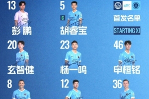 深圳新鹏城客战河南俱乐部彩陶坊首发阵容出炉！